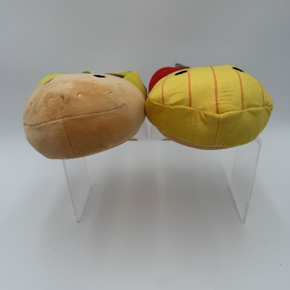 Squishmallows Big Kids Carl the Cheeseburger & Floyd the Fries Size 9-10 - Picture 9 of 10